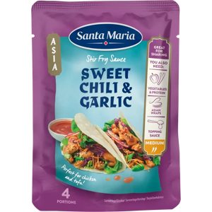 Santa Maria 100g Stir Fry Sauce Sweet Chili Garlic, wokkikastike sweet chili valkosipuli Santa Maria 100g Stir Fry Sauce Sweet Chili Garlic, wokkikastike sweet chili valkosipuli