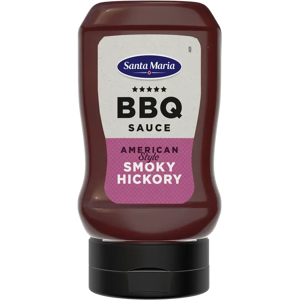 Santa Maria BBQ Sauce Smoky Hickory 345g maustekastike Santa Maria BBQ Sauce Smoky Hickory 345g maustekastike