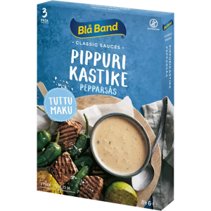 Blå Band Pippurikastike 3x28g gluteeniton vähälaktoosinen Blå Band Pippurikastike 3x28g gluteeniton vähälaktoosinen