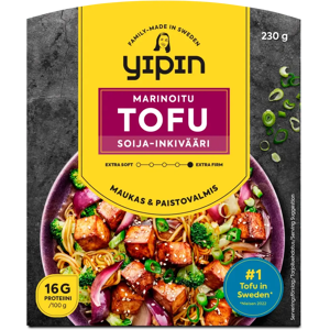 YIPIN Tofu Marinoitu Soija&Inkivääri 230g YIPIN Tofu Marinoitu Soija&Inkivääri 230g