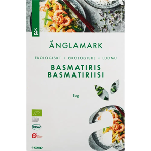 Änglamark basmatiriisi luomu 1 kg Änglamark basmatiriisi luomu 1 kg
