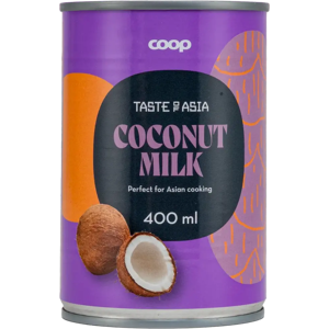 Coop Taste of Asia kookosmaito 400 ml Coop Taste of Asia kookosmaito 400 ml