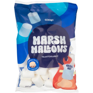 Coop vaahtokarkit 250 g Coop vaahtokarkit 250 g