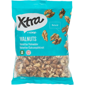 Xtra kuoritut saksanpähkinät 300 g Xtra kuoritut saksanpähkinät 300 g