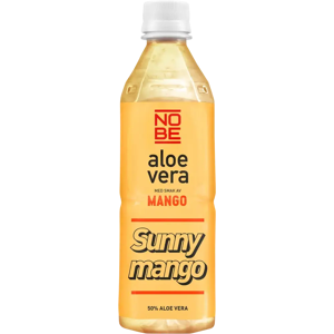 Nobe 500ml Mangonmakuinen hiilihapoton aloe vera juoma Nobe 500ml Mangonmakuinen hiilihapoton aloe vera juoma