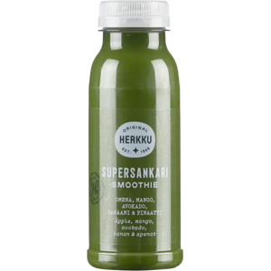 Herkku Supersankari hedelmäsmoothie avokadolla ja pinaatilla 250 ml Herkku Supersankari hedelmäsmoothie avokadolla ja pinaatilla 250 ml