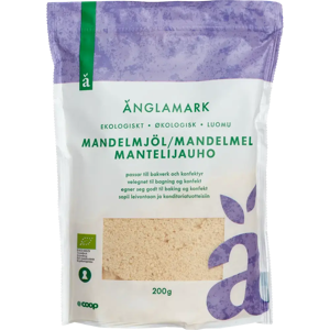 Änglamark mantelijauho luomu 200 g Änglamark mantelijauho luomu 200 g
