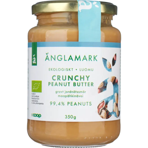 Änglamark maapähkinävoi crunchy luomu 350 g Änglamark maapähkinävoi crunchy luomu 350 g