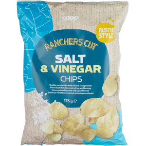 Coop maalaisperunalastut suola & viinietikka 175 g Coop maalaisperunalastut suola & viinietikka 175 g