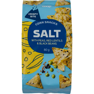 Coop suolattu maissisnacks 80 g Coop suolattu maissisnacks 80 g
