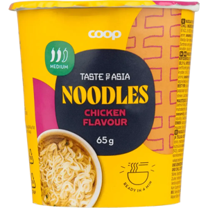 Coop Asia kananmakuinen kuppinuudeli 65 g Coop Asia kananmakuinen kuppinuudeli 65 g