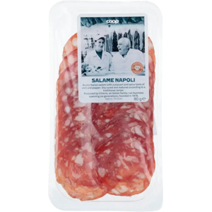 Coop Salame Napoli ilmakuivattu salami 80 g Coop Salame Napoli ilmakuivattu salami 80 g