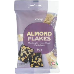 Coop mantelilastu 80 g Coop mantelilastu 80 g