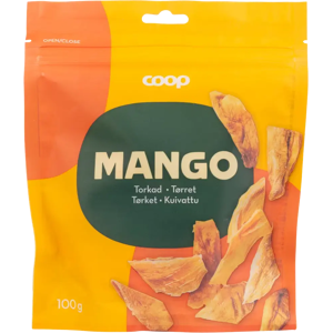 Coop kuivattu mango 100 g Coop kuivattu mango 100 g