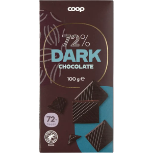 Coop tumma suklaa 72 % 100 g Coop tumma suklaa 72 % 100 g