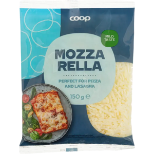 Coop mozzarella juustoraaste 150 g Coop mozzarella juustoraaste 150 g