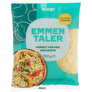 Coop emmental juustoraaste 150 g Coop emmental juustoraaste 150 g