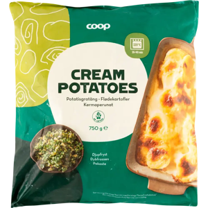 Coop kermaperunat vähälaktoosinen 750 g pakaste Coop kermaperunat vähälaktoosinen 750 g pakaste