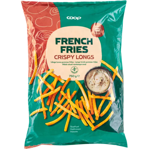 Coop Crispy Longs pitkät ranskanperunat 750 g pakaste Coop Crispy Longs pitkät ranskanperunat 750 g pakaste