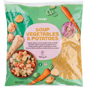 Coop peruna ja keittojuurekset 750 g pakaste Coop peruna ja keittojuurekset 750 g pakaste