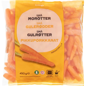 Coop pikkuporkkanat 450 g pakaste Coop pikkuporkkanat 450 g pakaste