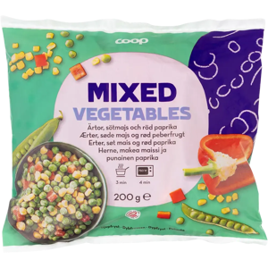 Coop herne-maissi-paprika 200 g pakaste Coop herne-maissi-paprika 200 g pakaste
