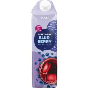 Coop mustikkamehujuoma 1 l Coop mustikkamehujuoma 1 l