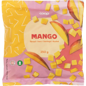 Coop mangokuutiot 250 g pakaste Coop mangokuutiot 250 g pakaste