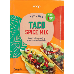 Coop tacomausteseos mild 36 g Coop tacomausteseos mild 36 g