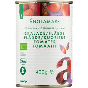 Änglamark kuoritut tomaatit luomu 400 g Änglamark kuoritut tomaatit luomu 400 g