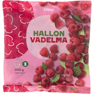 Coop vadelma 200 g pakaste Coop vadelma 200 g pakaste