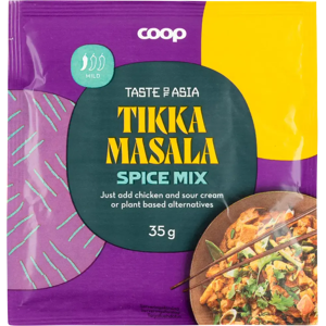 Coop Taste of Asia Tikka Masala mausteseos 35 g Coop Taste of Asia Tikka Masala mausteseos 35 g