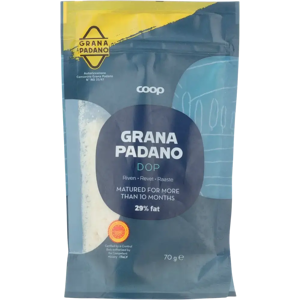 Coop Grana Padano juustoraaste 70 g Coop Grana Padano juustoraaste 70 g