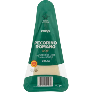 Coop Pecorino Romano juusto 150 g Coop Pecorino Romano juusto 150 g