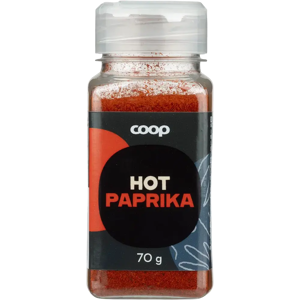 Coop jauhettu tulinen paprika 70g Coop jauhettu tulinen paprika 70g