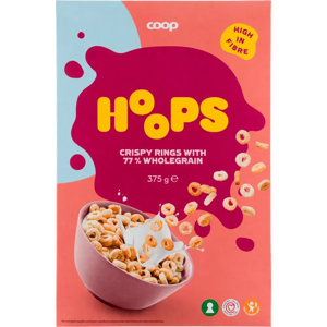 Coop Hoops täysjyvärinkulat 375 g Coop Hoops täysjyvärinkulat 375 g