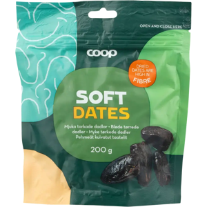 Coop pehmeät kuivatut taatelit 200 g Coop pehmeät kuivatut taatelit 200 g
