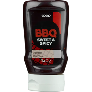 Coop BBQ Sweet & Spicy grillauskastike 340 g Coop BBQ Sweet & Spicy grillauskastike 340 g