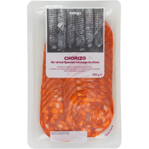 Coop chorizomakkara viipaloitu 130 g Coop chorizomakkara viipaloitu 130 g