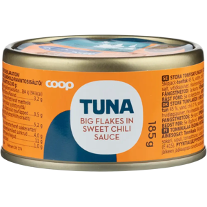Coop - Tuna flakes - Sweet chili sauce - Canned tuna Coop - Tuna flakes - Sweet chili sauce - Canned tuna