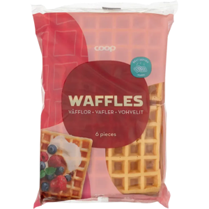 Coop vohvelit 6 kpl 250 g Coop vohvelit 6 kpl 250 g