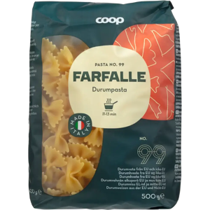 Coop Farfalle pasta 500 g Coop Farfalle pasta 500 g