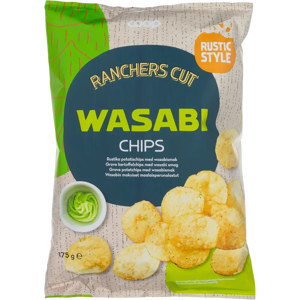 Coop maalaisperunalastut wasabi 175 g Coop maalaisperunalastut wasabi 175 g