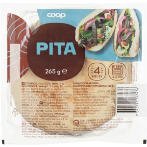 Coop pitaleipä 265 g 4 kpl Coop pitaleipä 265 g 4 kpl
