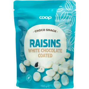 Coop valkosuklaarusinat 150 g Coop valkosuklaarusinat 150 g