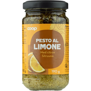 Coop Pesto Al Limone sitruuna 190 g Coop Pesto Al Limone sitruuna 190 g