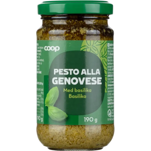 Coop Pesto Alla Genovese basilika 190 g Coop Pesto Alla Genovese basilika 190 g