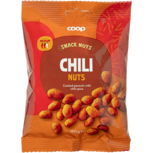 Coop chilipähkinät 150 g Coop chilipähkinät 150 g