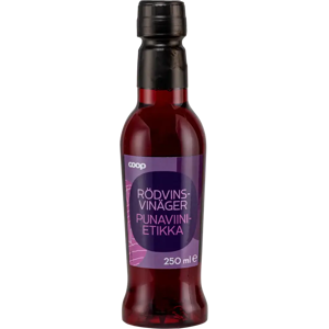 Coop punaviinietikka 250 ml Coop punaviinietikka 250 ml