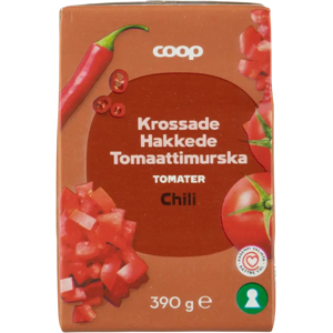 Coop tomaattimurska chili 390 g Coop tomaattimurska chili 390 g